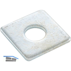 DIN436 M16 feuerverzinkt Vierkantscheibe f�r Holzkonstruktionen