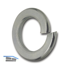 DIN127A M 8 verzinkt Federring mit aufgebogenen Enden