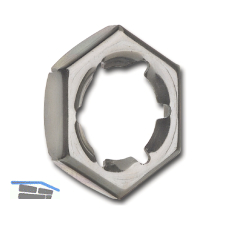 DIN7967 M10 verzinkt Sicherungsmutter (Palmutter)