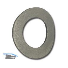 DIN137B M10 verzinkt Federscheibe gewellt