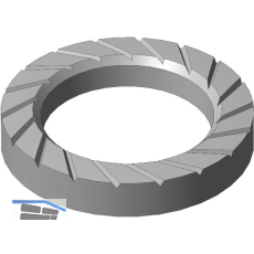 TECKENTRUP Sperrkantscheibe SK-Z - M16 - Stahl Zinklamelle