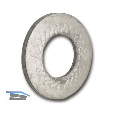 SKM M16 Geomet 321 Sperrkantscheibe f�r normale Kopfauflagen