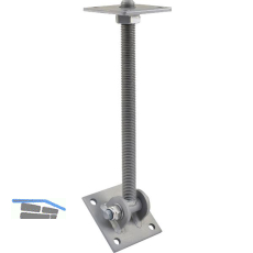 Pitzl Pfostentr�ger PTP 12013.7301 - Stahl ZiNiP beschichtet mit Gewindestange