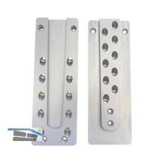 PITZL Schwerlast HVP 120x350x20 mm Aluminium eloxiert