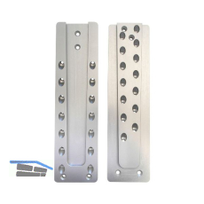 PITZL Schwerlast HVP 120x500x20 mm Aluminium eloxiert