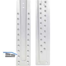 PITZL Schwerlast HVP 120x600x20 mm Aluminium eloxiert