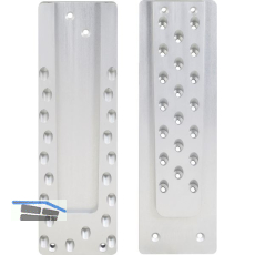 PITZL Schwerlast HVP 140x450x20 mm Aluminium eloxiert