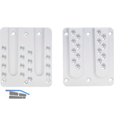 PITZL Doppel HVP 120x140x12 mm Aluminium eloxiert