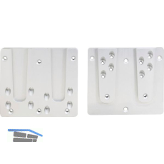 PITZL Doppel HVP 240x200x20 mm Aluminium eloxiert