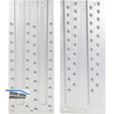 PITZL Doppel HVP 240x600x20 mm Aluminium eloxiert