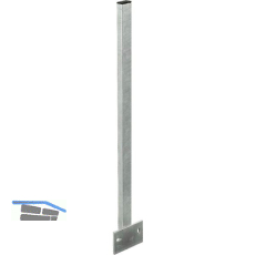 PITZL Gel�nderst�tze 31253.0000 mit Rechteckrohr feuerverzinkt