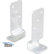 PITZL Pfostenanker Atlas 11046 f�r Zaunpfosten - Stahl feuerverzinkt / 2-teilig