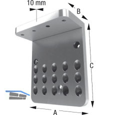 SIMPSON Hirnholzverbinder EL 40-B Aluminium mit Bewertung