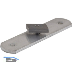 PITZL Durchgangslasche 31140.0000 f�r Gel�nderst�tze C-Profil - Aluminium