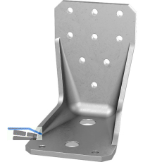 GH Winkelverbinder Rundloch KR / 95x88x65x3,0mm - Stahl fvz Greenline