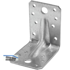 GH Winkelverbinder 55/ 70S mit Steg / 70x55x70x2 - Stahl feuerverzinkt