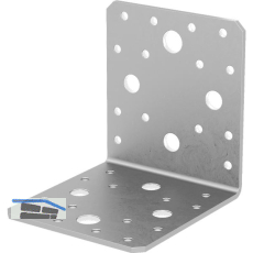 GH Winkelverbinder 90/100S ohne Steg / 100x90x100x3 - Stahl feuerverzinkt