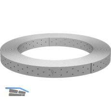 GH Windrispenb�nder Typ Z mit Metermarkierung 60mm - Stahl feuerverzinkt