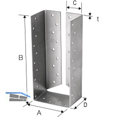 SIMPSON Balkenschuh BSIL 100x230 feuerverzinkt innenliegend mit Bewertung