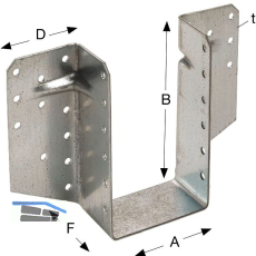 SIMPSON Balkenschuh BSS 140x150 feuerverzinkt aussenliegend mit Bewertung
