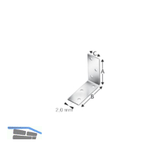 SIMPSON Winkelverbinder ANPS 60x 60x2.0x 25mm feuerverzinkt ( ANPS206625 )
