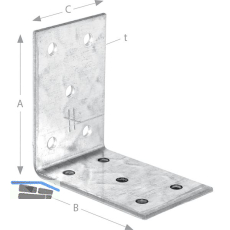SIMPSON Winkelverbinder ANP 40x40x2.5x40mm feuerverzinkt ( ANP254440 )