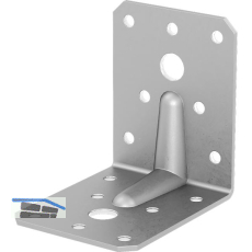 GH Winkelverbinder 55/ 70S mit Steg / 70x55x70x2- Edelstahl A4