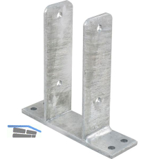 PITZL Pfostenanker f�r Zaunpfosten LW: 81 / Typ 11044.0081 feuerverzinkt