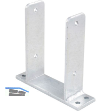 PITZL Pfostenanker f�r Zaunpfosten LW: 121 / Typ 11044.0121 feuerverzinkt