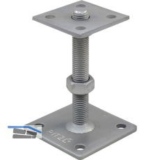 PITZL Pfostentr�ger Typ 11009.0180 ZiNiP beschichtet mit Gewindestange