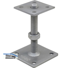 PITZL Pfostentr�ger Typ 11009.0100 ZiNiP beschichtet mit Gewindestange