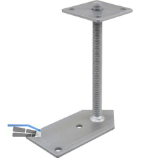 PITZL Pfostentr�ger Typ 11009.6200 Eck ZiNiP beschichtet mit Gewindestange