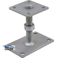 PITZL Pfostentr�ger Typ 11013.1100 ZiNiP beschichtet mit Gewindestange