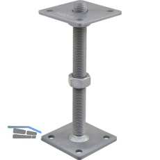 PITZL Pfostentr�ger Typ 11013.0200 ZiNiP beschichtet mit Gewindestange
