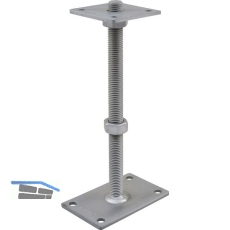 PITZL Pfostentr�ger Typ 11013.1300 ZiNiP beschichtet mit Gewindestange