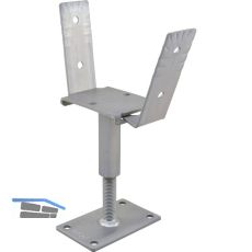 PITZL Pfostentr�ger Typ 10924.1230 ZiNiP beschichtet rechts/links