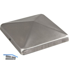 Abdeckkappe f�r Holzpfosten 80X 80 mm Stahl verzinkt