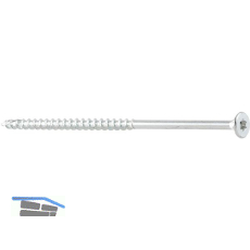 SPEED II Holzbauschraube Senkkopf 5.0x 45 TG TX25 verzinkt-blau