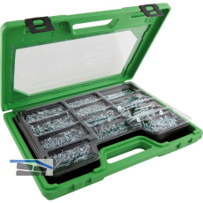 SECOTEC Spanplattensortimentsbox 1700-teilig Senkkopf mit Pozi blau-verzinkt