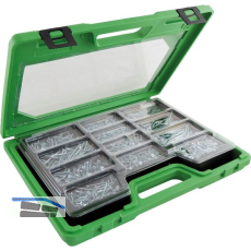 SECOTEC Spanplattensortimentsbox 1700-teilig Senkkopf mit Torx blau-verzinkt