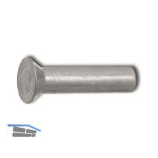 DIN661 5x 35 Aluminium blank Senkniete