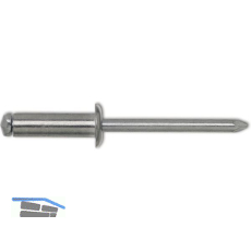 ISO 15977 Blindniete Flachrundkopf 6.0x26 Aluminium mit Stahldorn