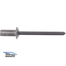 ISO15973 GESIPA Dichtniete Flachrundkopf 4.0x 9.5 Aluminium mit Stahldorn