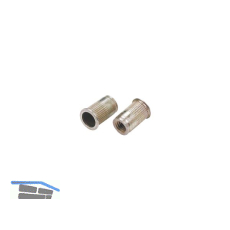 Blindnietmutter Senkkopf ger�ndelt Rundschaft offen M12x24.5 Stahl verzinkt