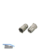 Mikromutter Teilsechskant Rundschaft offen M 5x14.0 Edelstahl A2