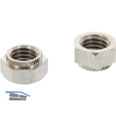 Setzmutter M10 Edelstahl A2 Kragenh�he 1.8