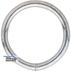 Geschwei�te Ringe 5.0 mm Edelstahl A4