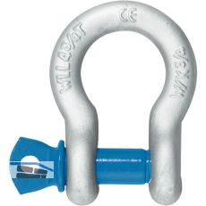 Sch�kel Hochfest geschweift mit Augenbolzen NG 7/8'' feuerverzinkt