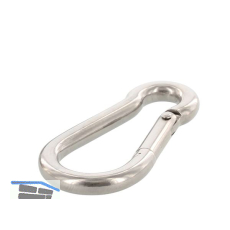 Feuerwehrkarabiner 12X140 Edelstahl A4