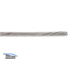 Drahtseil � 8 mm 1x19 Litzen - Edelstahl A4